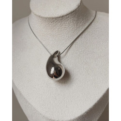 COLLAR BOTTEGA PLATEADO