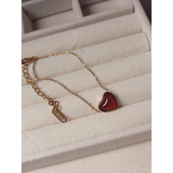 PULSERA CUORE ROJO