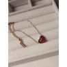 PULSERA CUORE ROJO